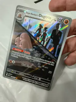Team Rocket's Dugtrio 239/217 Ascended Heroes Pokemon Holo NM - Pack Fresh - Image 1