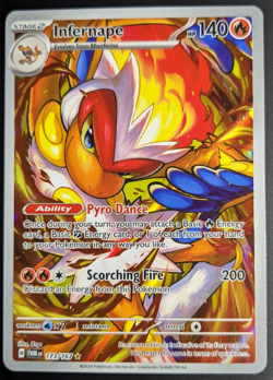 Infernape 173/167 Sv06: Twilight Masquerade Holo Pokemon TCG - NM - Image 2