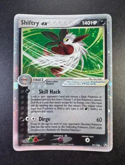 Pokemon Shiftry EX Power Keepers 2007 Holo 97/108 - Image 1