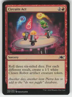Circuits Act Foil C Unfinity 103 MTG - Image 1