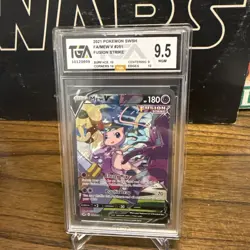 Pokemon Fusion Strike Mew V Full Art Alternate Rare 251/264 TGA 9.5 - Image 1