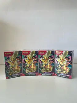Pokemon Mega Evolution Ascended Heroes Booster Bundle X4 New Sealed - Image 1