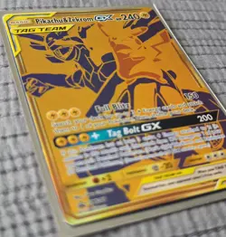 Pikachu & Zekrom GX SM248 Pokemon Sm Holo - Near Mint - SEE PHOTOS - Image 2