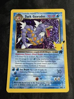 Pokemon Dark Gyarados Celebrations Classic Collection Holo 8/82 Team Rocket E - Image 1