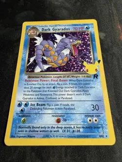 Pokemon Dark Gyarados Celebrations Classic Collection Holo 8/82 Team Rocket E - Image 5