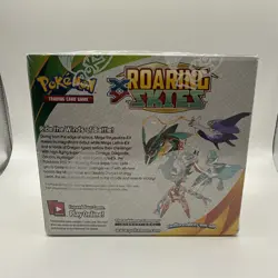 XY Roaring Skies Booster Box New Factory Sealed 2015 + ACRYLIC BOX (Small Tear) - Image 3