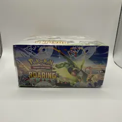 XY Roaring Skies Booster Box New Factory Sealed 2015 + ACRYLIC BOX (Small Tear) - Image 4