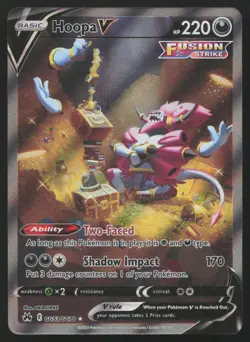Hoopa V GG53/GG70 Holo V Rare Crown Zenith Galarian Gallery Pokemon English NM - Image 1