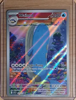 Pokemon TCG Wailord 162/159 IR Journey Together NM/M. - Image 1