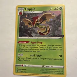 Pokemon TCG Flapple Gamestop Stamped Promo 022/192 Exclusive Cosmos Holo - Image 1