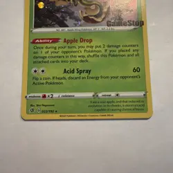 Pokemon TCG Flapple Gamestop Stamped Promo 022/192 Exclusive Cosmos Holo - Image 3