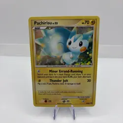 Pokemon TCG Pachirisu DP04 Diamond & Pearl Black Star Promo Holo LP - Image 1