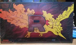 Pokemon TCG Team Rocket’s Moltres ex Ultru Premium Collection UPC - NEW, Sealed - Image 1