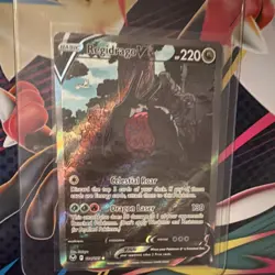 Pokemon Regidrago V 184/195 Silver Tempest Ultra Rare Full Art Holo 220 HP - Image 1