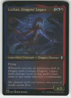 Lozhan, Dragons' Legacy (Foil Etched) Foil U Commander Legends: MTG - Image 1