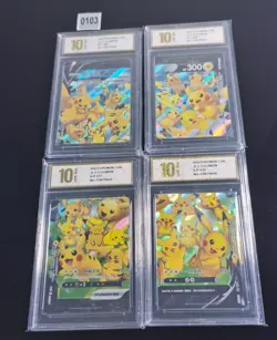 Pikachu V-union Promo 109/S-P - 112/S-P Combination Set - Pokemon -Pyxis gold 10 - Image 1