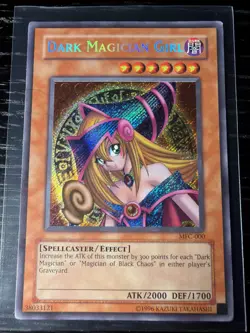 Yu-Gi-Oh! Dark Magician Girl Secret Rare MFC-000 Magician's Force Unlimited - MP - Image 1