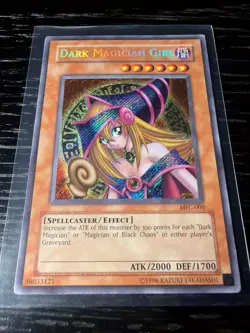 Yu-Gi-Oh! Dark Magician Girl Secret Rare MFC-000 Magician's Force Unlimited - MP - Image 2