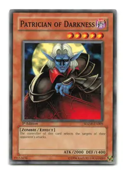 Patrician of Darkness - SDZW-EN005 - YuGiOh-LP - Image 1