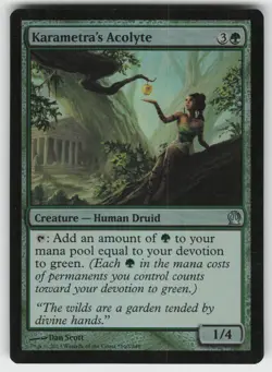 Karametra's Acolyte Foil U Theros 160 MTG - Image 1