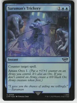 Saruman's Trickery Foil U Universes Beyond: LotR MTG - Image 1