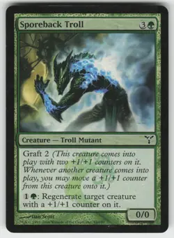 Sporeback Troll Foil C Dissension 94 MTG - Image 1