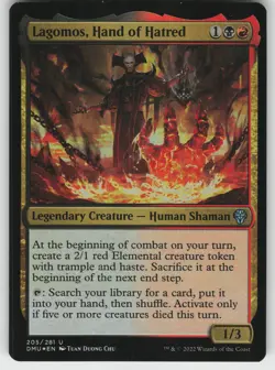 Lagomos, Hand of Hatred Foil U Dominaria United 205 MTG - Image 1