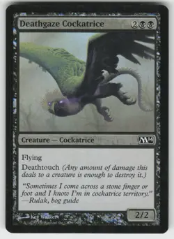 Deathgaze Cockatrice Foil C Magic 2014 (M14) 94 MTG - Image 1
