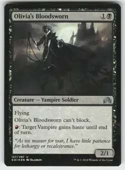 Olivia's Bloodsworn Foil U Shadows over Innistrad 127 MTG - Image 1