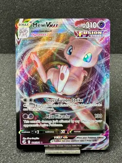 Pokemon Mew VMAX 114/264 Fusion Strike FA Holo Ultra Rare 2021 - Image 1