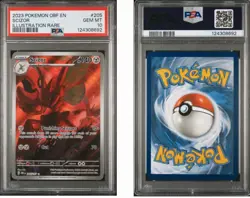 Pokemon 2023 Scizor 205/197 Illustration Rare Obsidian Flames GEM MINT PSA 10 - Image 2