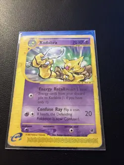 Pokemon Kadabra TCG Expedition Card 84/165 Regular Uncommon - Image 1