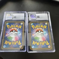 Gem Mint 10 Muk Tag Team And NM/Mint 8 Larvitar Japanese Pokemon Cards - Image 2