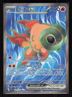 Chi-Yu ex Holo Ultra Rare Pokemon SV02: Paldea Evolved 234/193 NM - Image 1