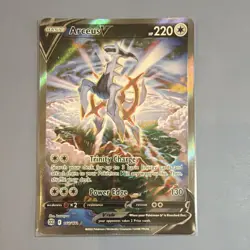 Pokemon Arceus V 166/172 Brilliant Stars Ultra Rare Full Art Holo Card - Image 1