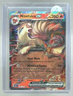 Ninetales ex 2023 Pokemon Scarlet Violet 151 MEW EN #038 (A) - Image 1