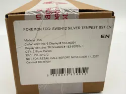 Pokemon Sword & Shield Silver Tempest Booster 6-Box Case SEALED SWSH12 - Image 3