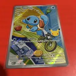 Pokemon Squirtle 30th First Partner Anniversary Promo 038 Fresh Opened - Image 3