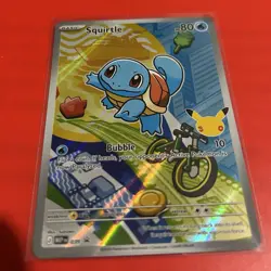 Pokemon Squirtle 30th First Partner Anniversary Promo 038 Fresh Opened - Image 4