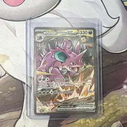 Pokemon Team Rocket's Nidoking ex #233/182 Destined Rivals Rare Holo 330 HP - Image 1
