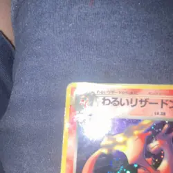 Nintendo Dark Charizard Holo Rare Japanese swirl Pokemon Card 006 1996 HP80 - Image 3