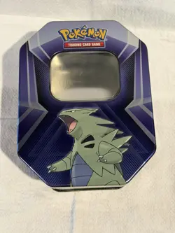 Pokemon TCG Triple Whammy Collector's Tin - Tyranitar - Slaking EMPTY NO PACKS - Image 1