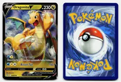 DRAGONITE V POKEMON GO 049/078 NM V RARE POKEMON - Image 1