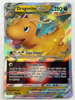 Dragonite VSTAR 050/078 Pokemon GO NM Pokemon Fast Shipping - Image 1