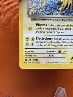 Rocket's Zapdos 15/132 Pokemon Celebrations Pokemon TCG NM 1194 - Image 4