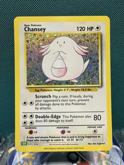 Chansey 015/034 CLV Classic Collection Holo Pokemon NM - Image 1