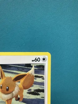 Eevee Pokemon Sword & Shield SWSH190 Cosmos Holo Black Star Promo NM 2632 - Image 3