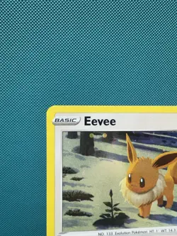 Eevee Pokemon Sword & Shield SWSH190 Cosmos Holo Black Star Promo NM 2633 - Image 2