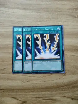 Yu-Gi-Oh! - Lightning Vortex - 3X - Full Playset - Image 1