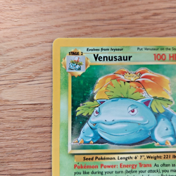 Venusaur 15/102 Base Set Holo Rare 1999 WOTC Pokemon Card TCG Vintage - MP/LP - Image 5